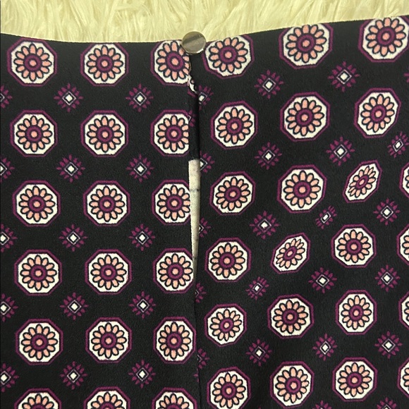 Banana Republic Navy Dress with Pink Medallion Print - Picture 9 of 11